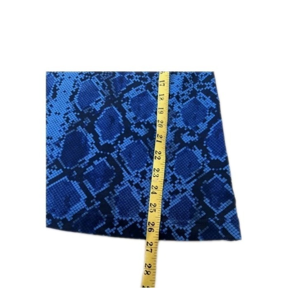 Lululemon Racerback Sapphire Blue Ziggy Snake Tank Top Women Sz S 2/4 #289C - Picture 4 of 5